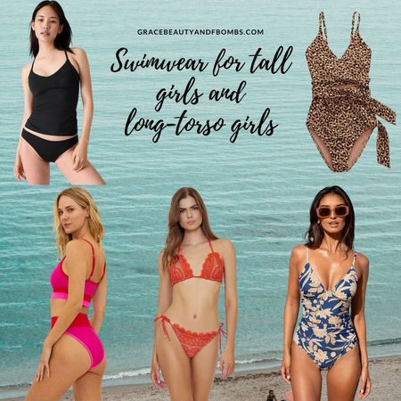 I rounded up all the swimsuits I wear on repeat that are great for tall girls and girls with long torsos! 
I included extra photos of me actually in some of them so you can see how they fit on a mom bod! 
I am a size Medium Tall in the black tankini and leopard one-piece and a size Medium in all the rest!

I am 5’9, 130 lbs for reference! 
#tallgirlswim #tallgirlswimsuits #longtorsoswimsuits, #beccaswim #beachriot #athleta #cupshe #aerie 

#LTKSeasonal #LTKover40 #LTKswim