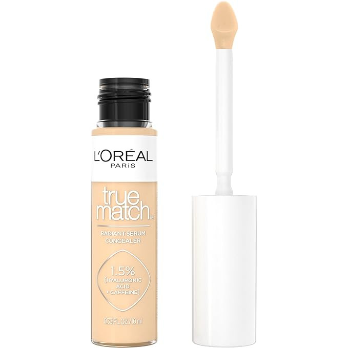 L’Oréal Paris True Match Radiant Serum Concealer, Brightening Under Eye Concealer Make Up with... | Amazon (US)