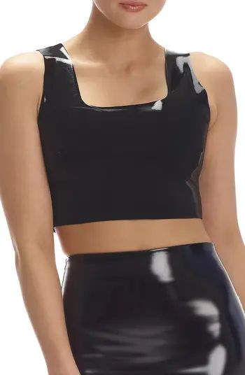 Commando Patent Faux Leather Crop Top | Nordstrom | Nordstrom