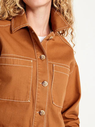 Crop Utility Jacket | Old Navy (US)