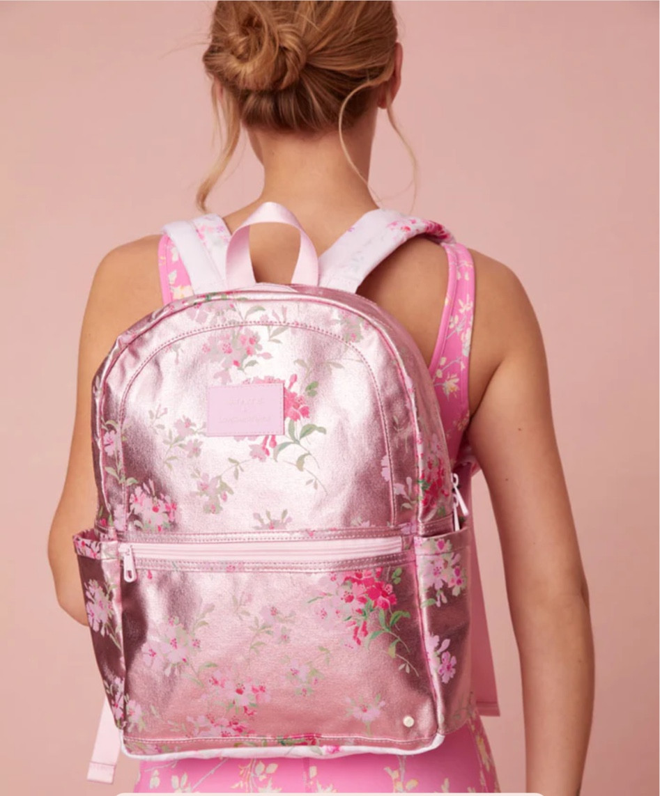 STATE X #LoveShackFancy Kane Pink Metallic Travel Backpack #pinkbavkpack #girt #school #college

#LTKitbag #LTKGiftGuide