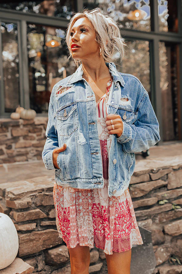 Blue Jean Dream Denim Jacket | Impressions Online Boutique