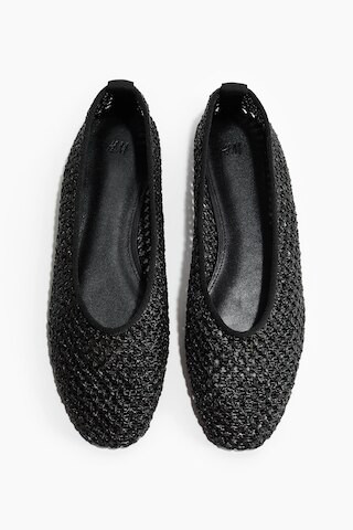 H & M - Braided Flats - Black | H&M (US + CA)