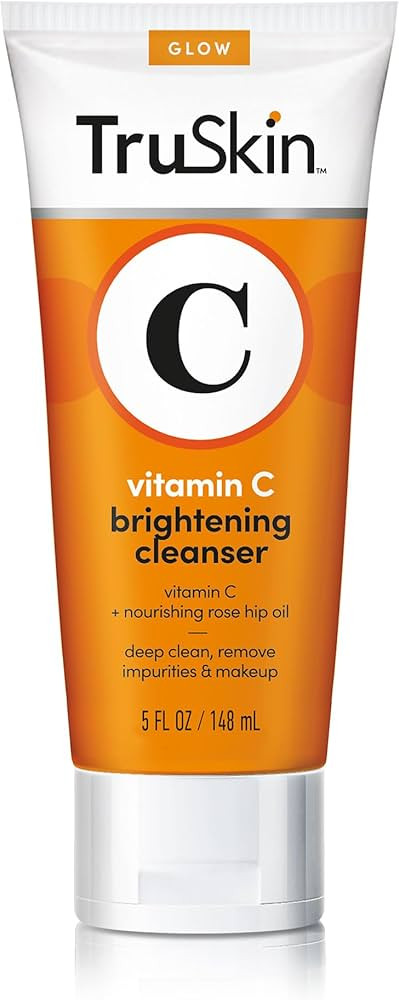 TruSkin Vitamin C Cleanser for Face - Brightening Face Wash with Vitamins C & E, Rosehip Oil, Alo... | Amazon (US)