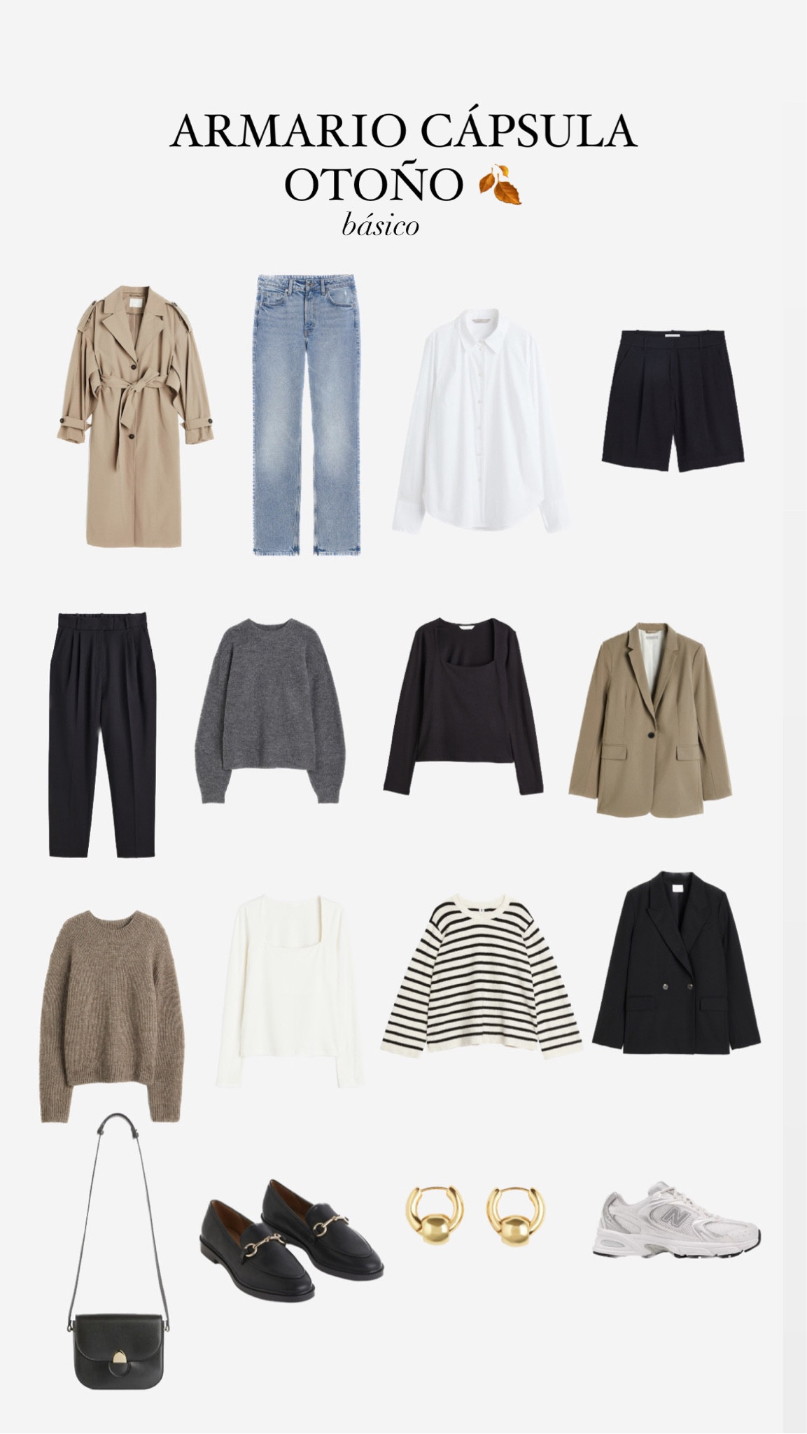 Armario cápsula Otoño básico 🤍🍂 con solo estas prendas podrás crear muchísimos looks 

#LTKstyletip #LTKSeasonal #LTKeurope