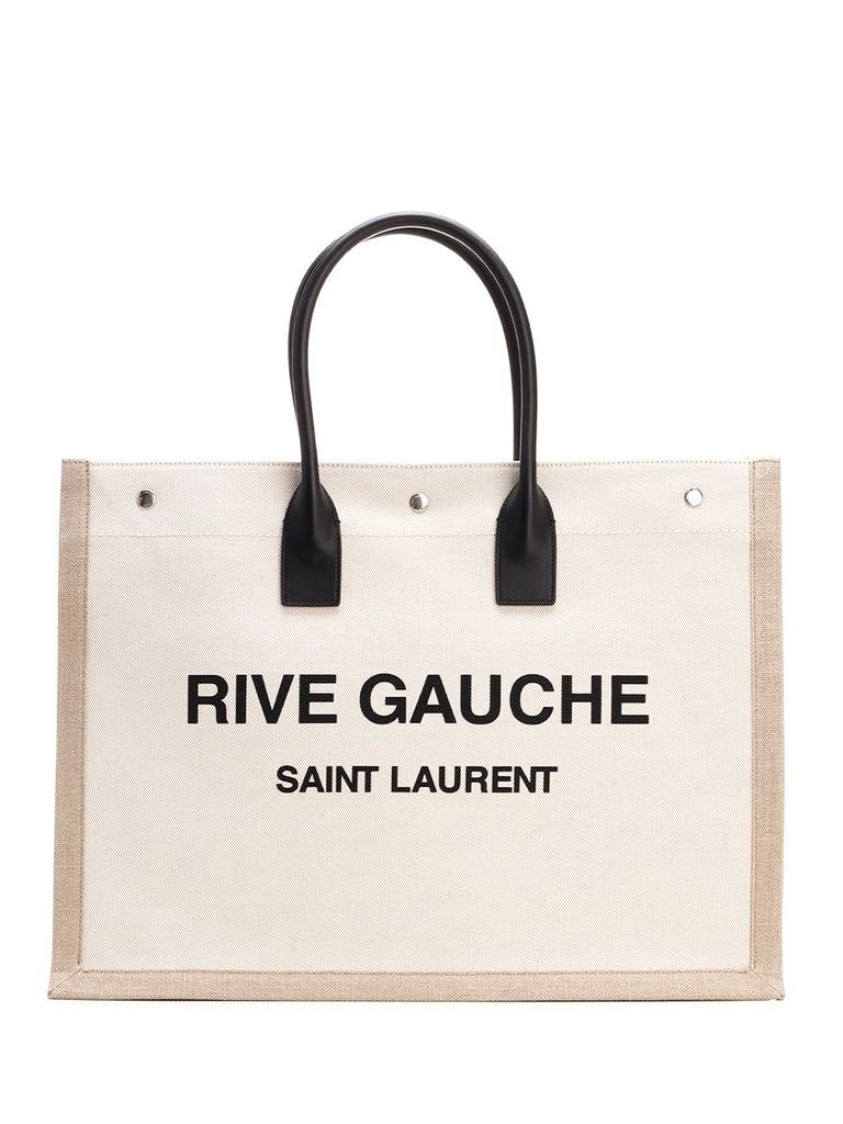 Saint Laurent Logo Printed Tote Bag | Cettire Global