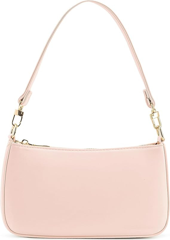 NIUEIMEE ZHOU Shoulder Bag for Women Retro Vegan Leather Classic Clutch Tote HandBags Purses with... | Amazon (US)