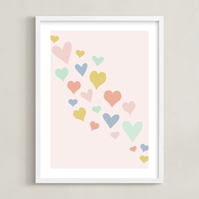 "wave of love" - Graphic Limited Edition Art Print by Kasia Labocki. | Minted