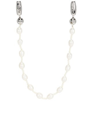 Ossa Pearl Wristlet in White | FWRD 