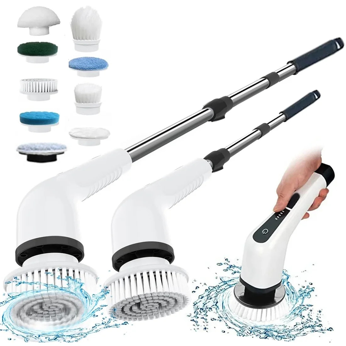 Blaward Electric Spin Scrubber, 2 Speeds, Cordless Bath Tub Power Scrubber with Adjustable Extens... | Walmart (US)