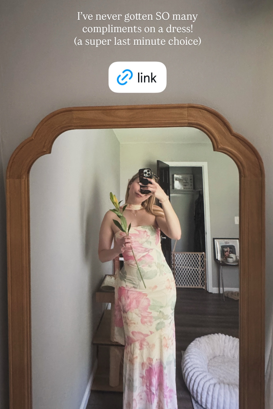 wedding guest dress 💗 wearing a medium could have probably also done a small (depends how tight you want it to be - very stretchy!)

#LTKWedding