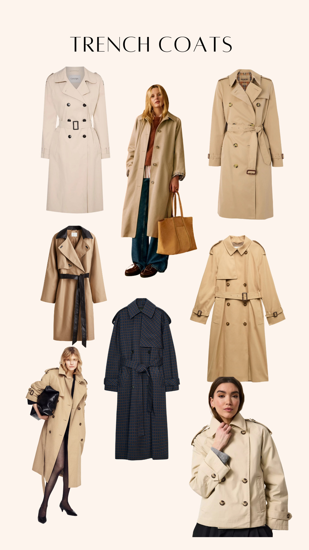 My favourite trench coats right now 

 

 #LTKuk #LTKspring #LTKsummer