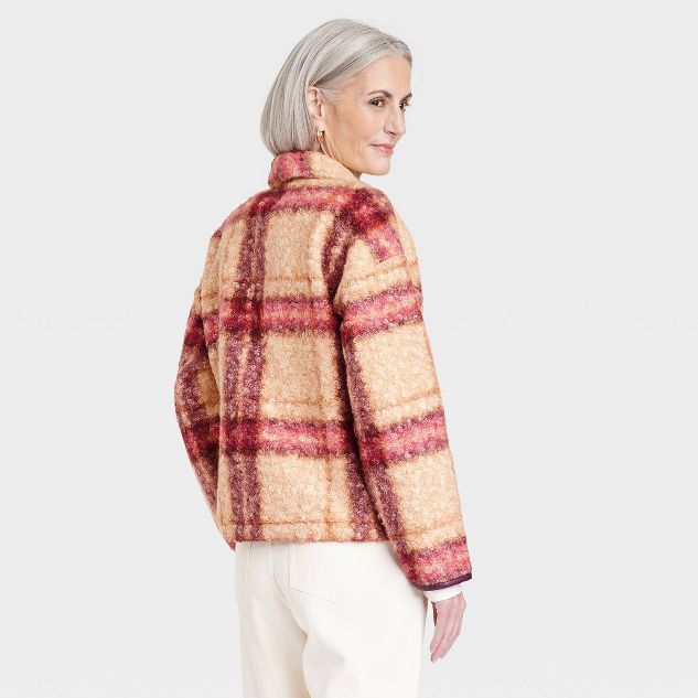 Women's Plaid Sweater Overcoat - Knox Rose™ | Target