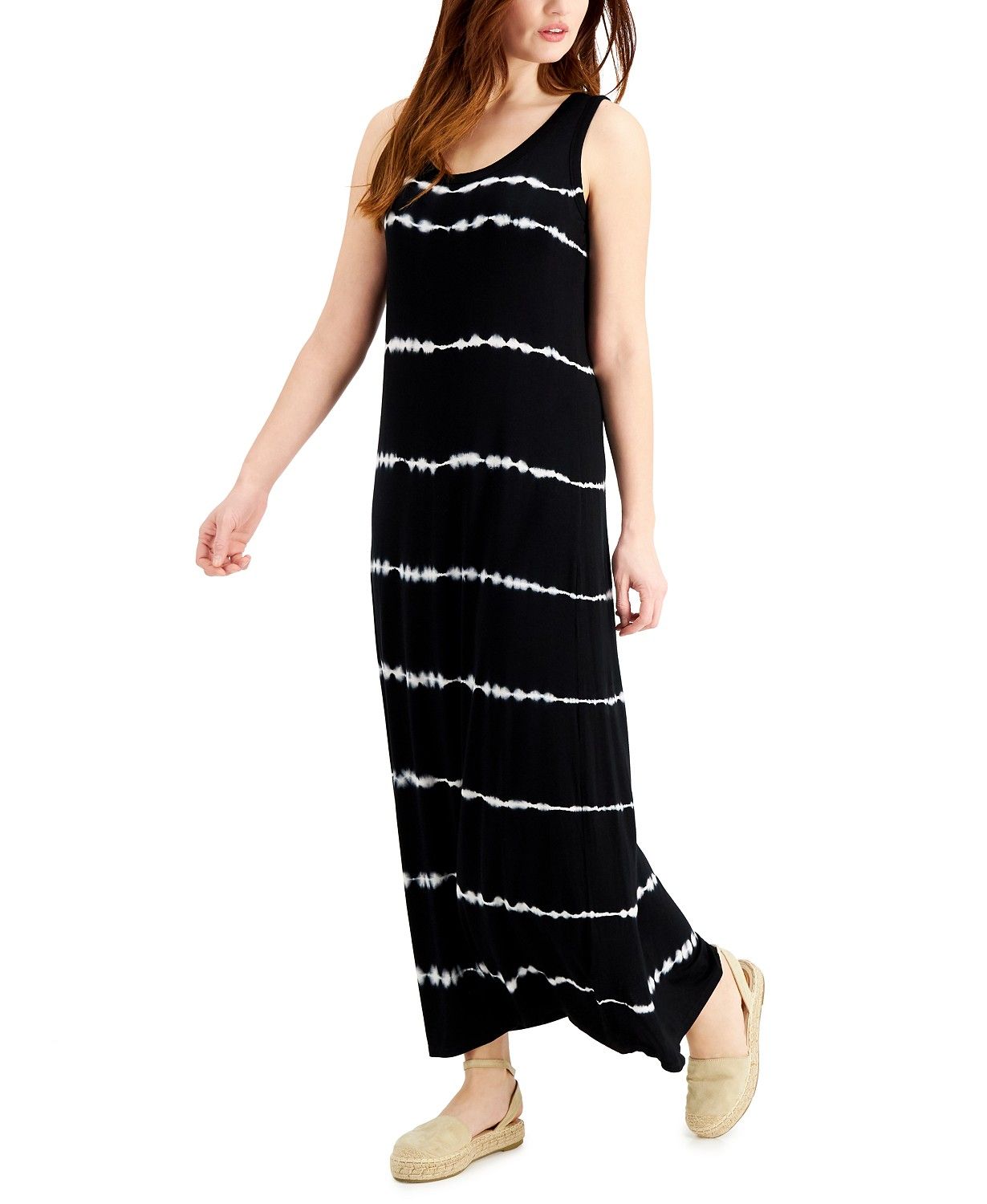 Petite Tie-Dyed Maxi Dress, Created for Macy's | Macys (US)