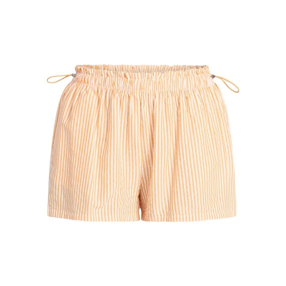 No Boundaries Striped Seersucker Bungee Shorts, 2" Inseam, Women's XXS-XXL | Walmart (US)