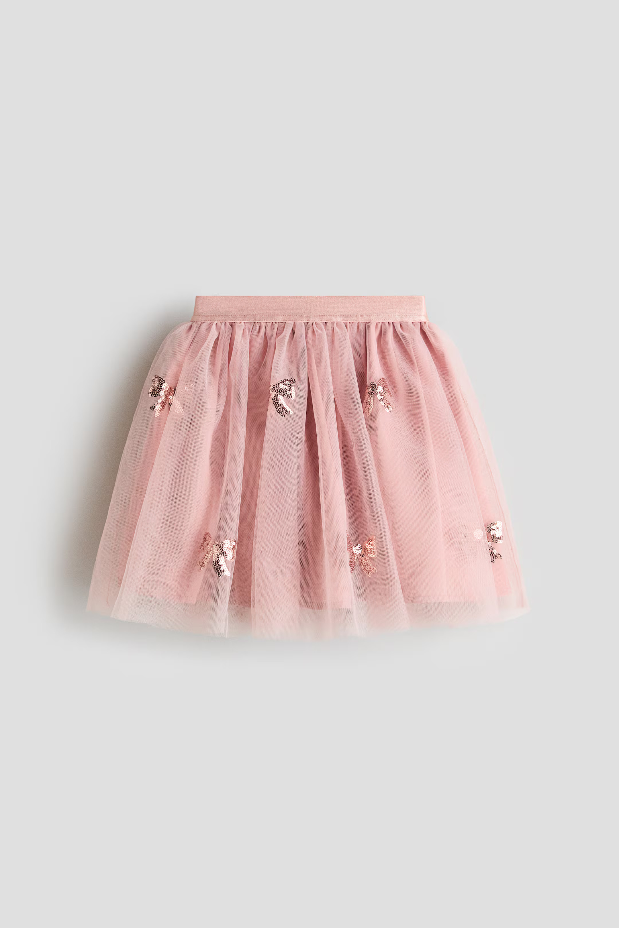 Sequin-Detail Tulle Skirt | H&M (US + CA)