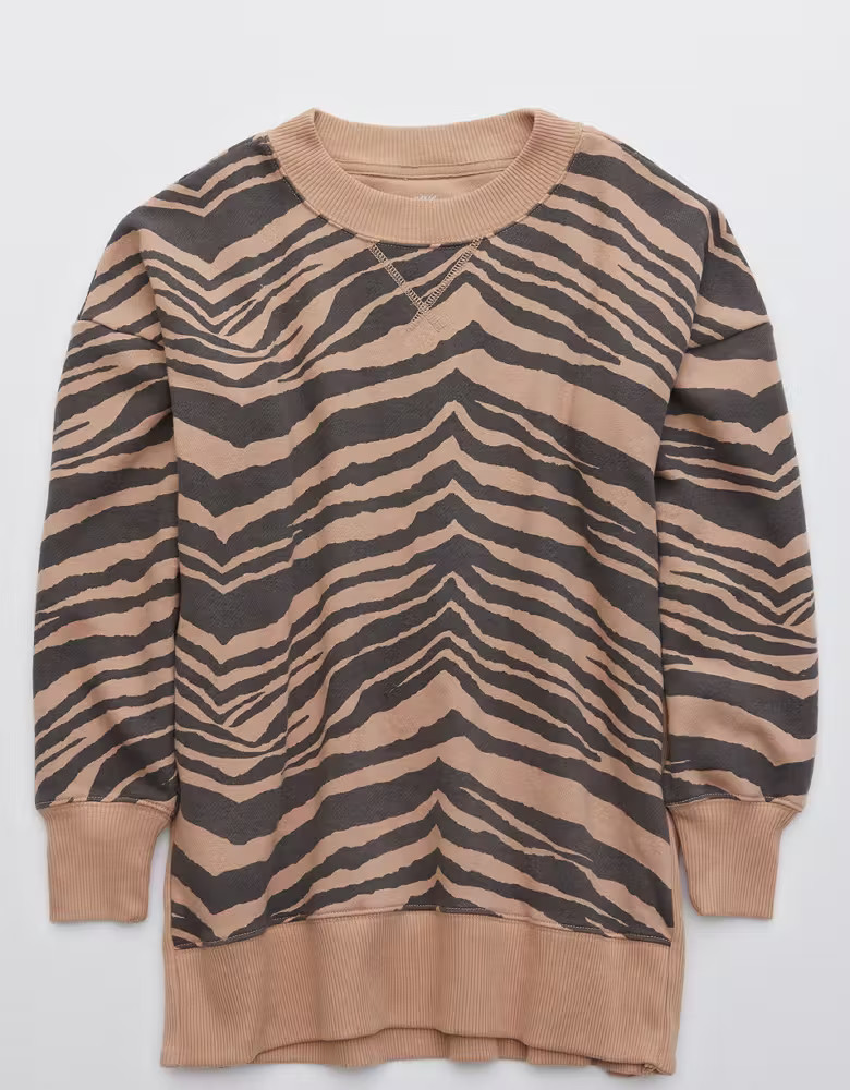 Aerie Good Vibes Oversized Sweatshirt | American Eagle Outfitters (US & CA)