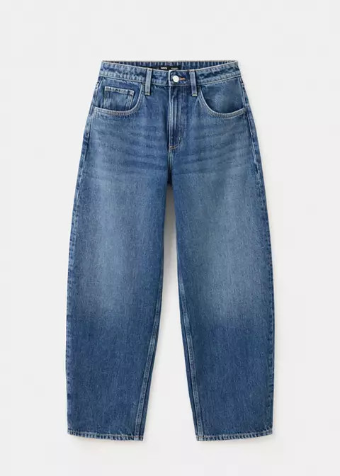 Mid-rise balloon jeans | MANGO (UK)