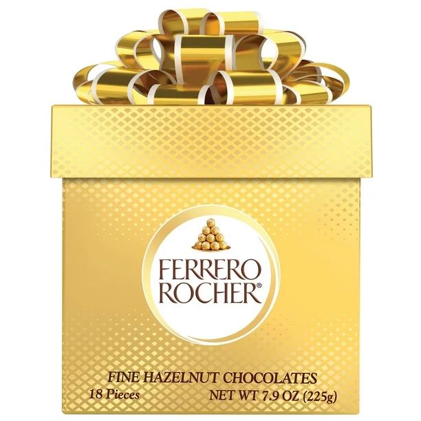 Ferrero Rocher Premium Gourmet Milk Chocolate Hazelnut, Individually Wrapped Candy for Gifting, 7... | Walmart (US)