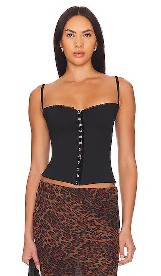 The Caroline Corset in Black | Revolve Clothing (Global)