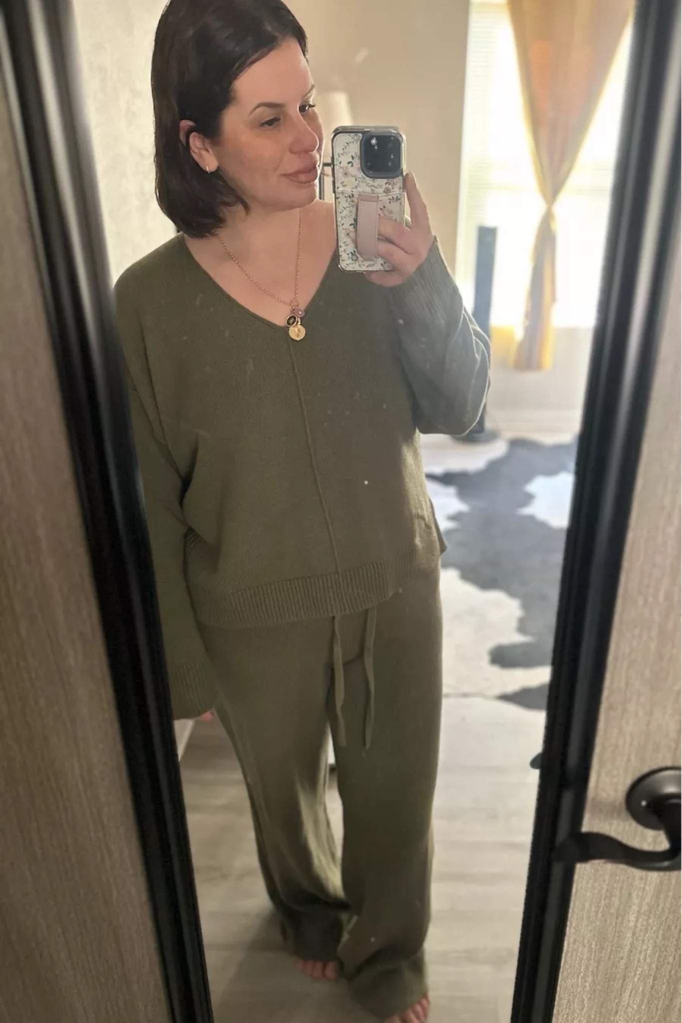 Wearing a margin (10/12 in jeans) in this comfy green sweater set from Target!

fall fashion - casual outfit - matching set - styling tip - target finds - target fashion - fall closet

#LTKSeasonal #LTKMidsize #LTKStyleTip