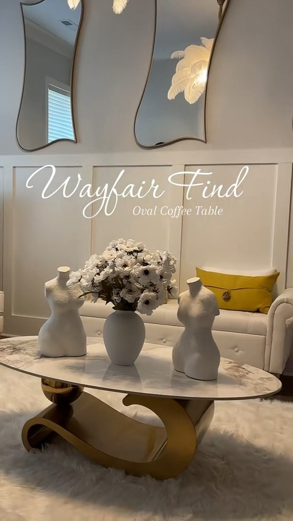 Modern statement piece alert ✨ 

This oversized oval coffee table from @Wayfair instantly elevates your living room with its sculptural base and luxe contemporary design. If you love modern glam, neutral interiors, and unique furniture that sparks conversation, this one is a must-see.

Tap to shop this coffee table and more of my curated modern home favorites 🤍

#LTKmomlife #LTKHome