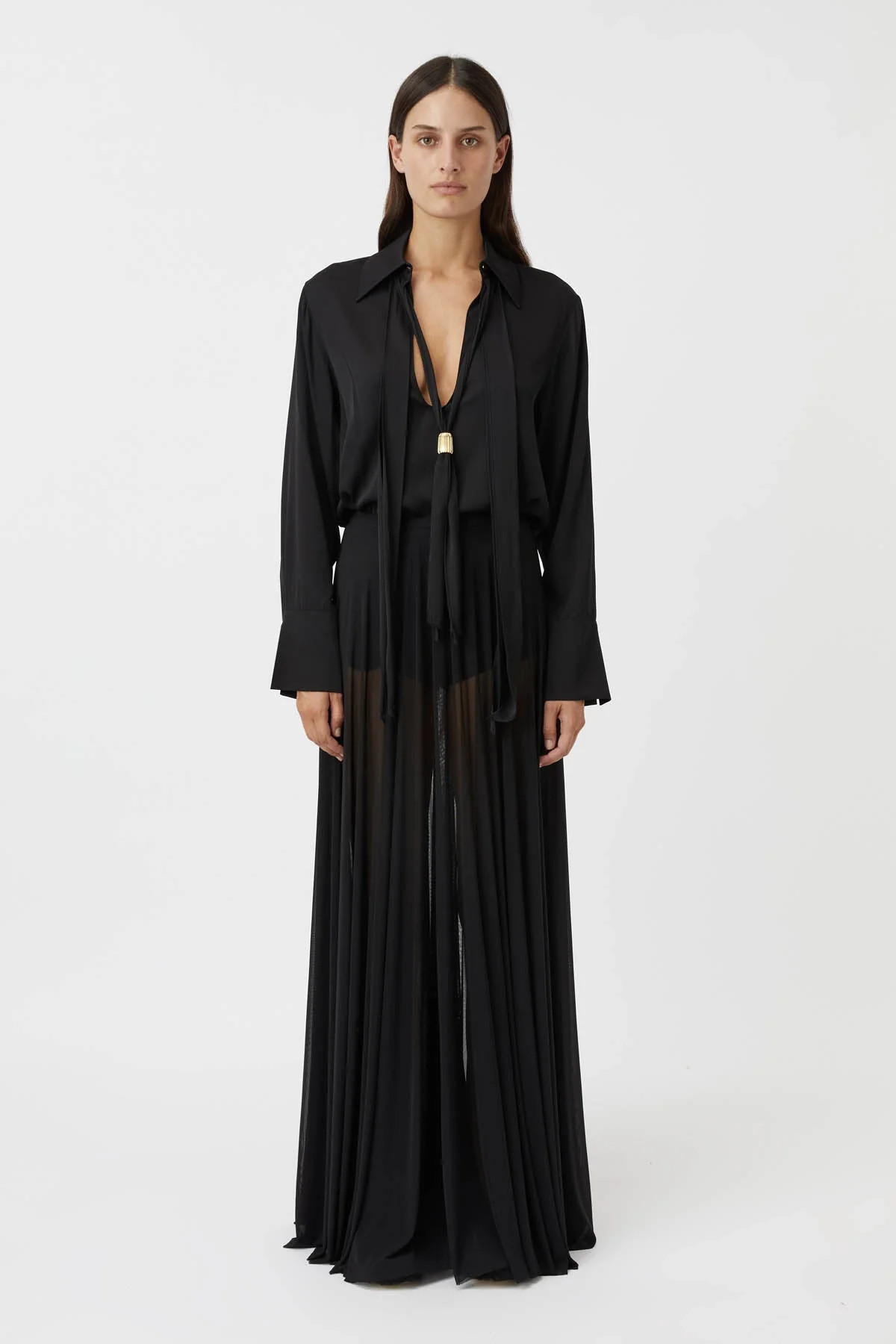 Loom Sheer Maxi Skirt in Black - CAMILLA AND MARC® C&M | CAMILLA AND MARC (ANZ)