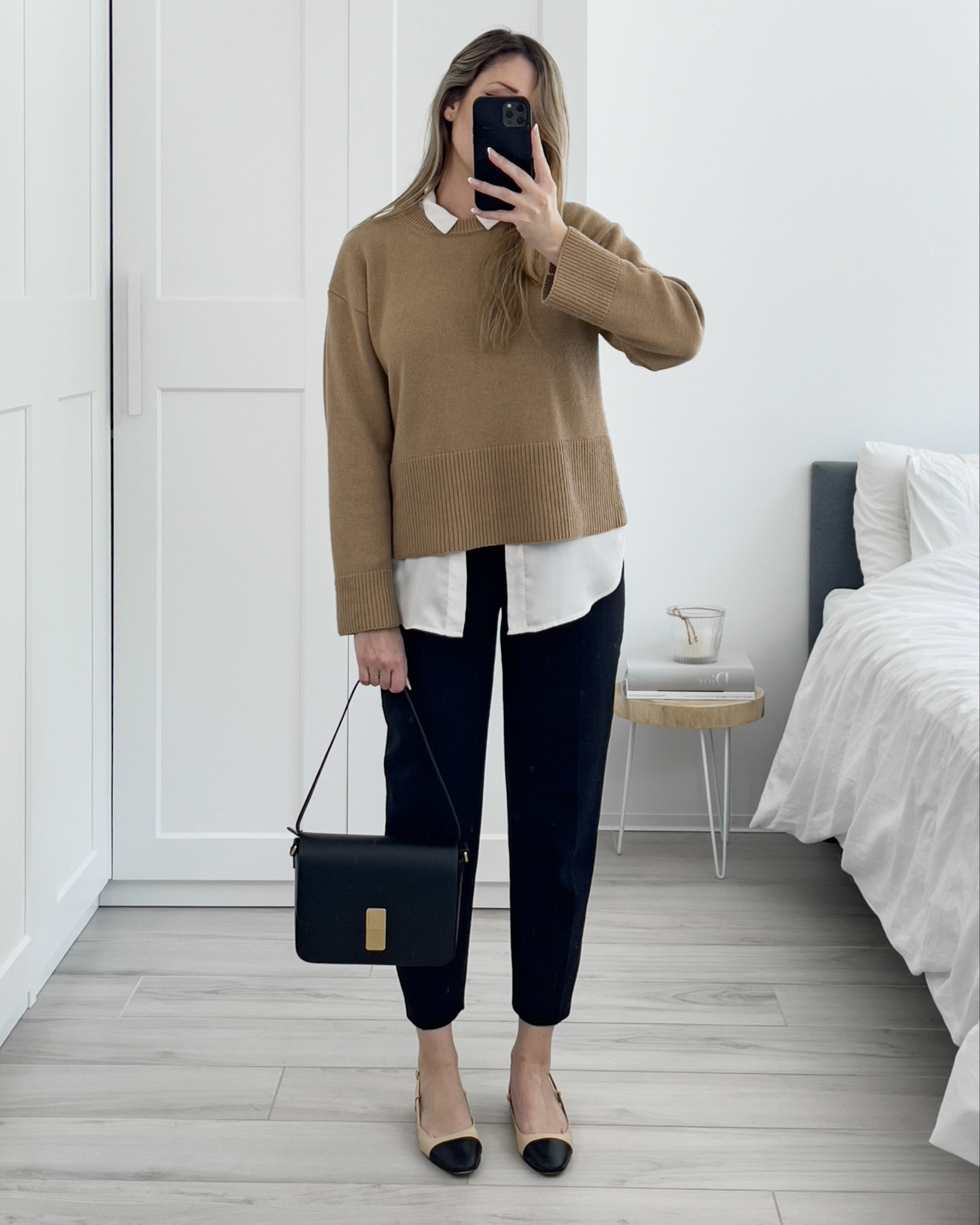 Spring office outfit 🖥️

*brown/camel sweater
*flowing shirt
*tapered trousers
*slingback shoes

#LTKworkwear #LTKeurope #LTKSeasonal