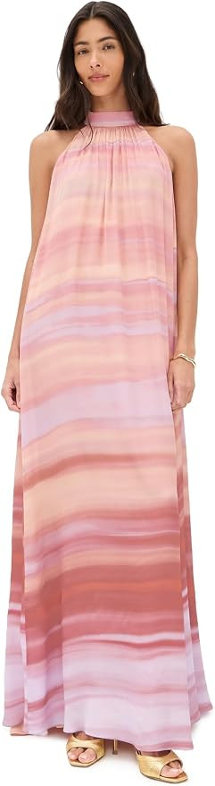 Women's Back Ties Maxi Dress | Amazon (US)