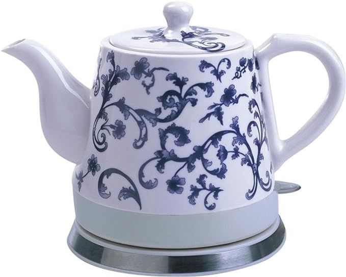 FixtureDisplays® Ceramic Electric Kettle Water Boiler Tea Maker 15001NEW-NF | Amazon (US)