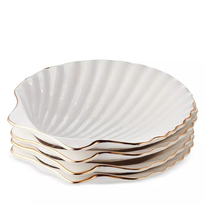 Shell Appetizer Plates, Set of 4 | Bloomingdale's (US)
