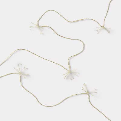 LED Starburst Outdoor Fairy String Lights White - Threshold™ | Target