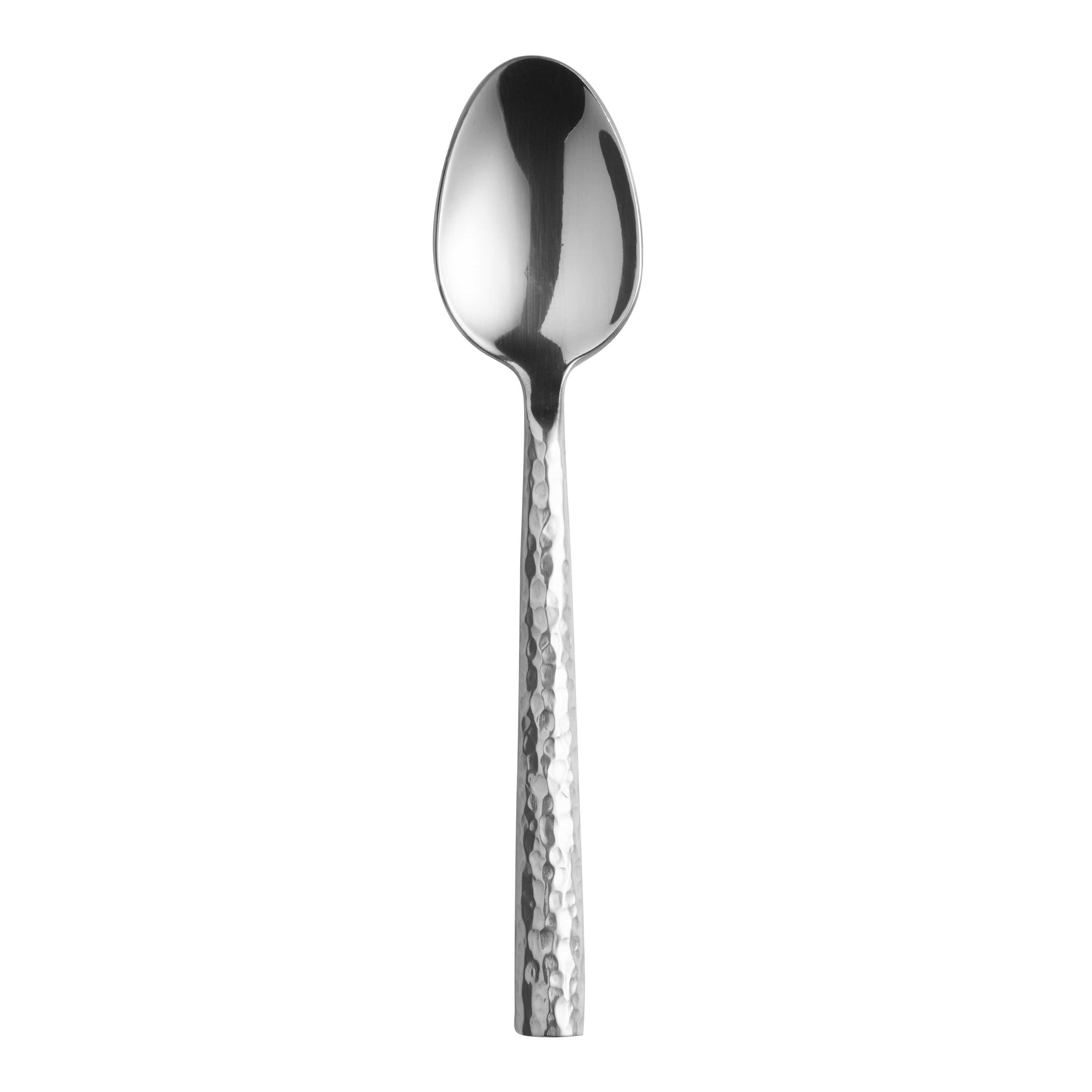 Hammered Stainless Steel Teaspoons Set of 4 | World Market