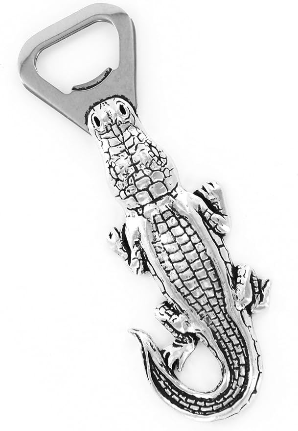 Alligator Pewter Bottle Opener By Basic Spirit | Amazon (US)