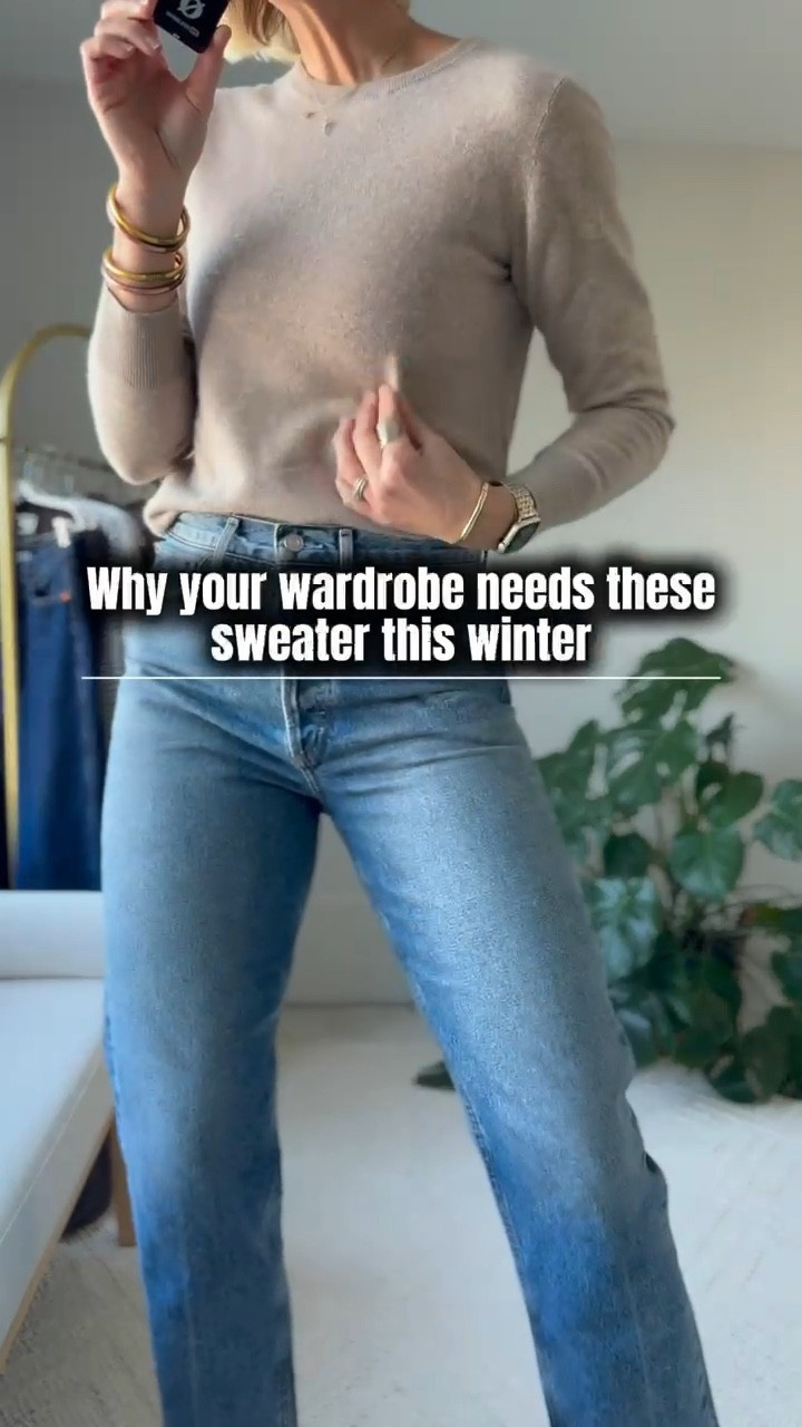 The best selling cashmere crew is under $50 and fits true to size. This would also make such an amazing gift. I am wearing a size small  

#LTKootd #LTKOver40 #LTKStyleTip