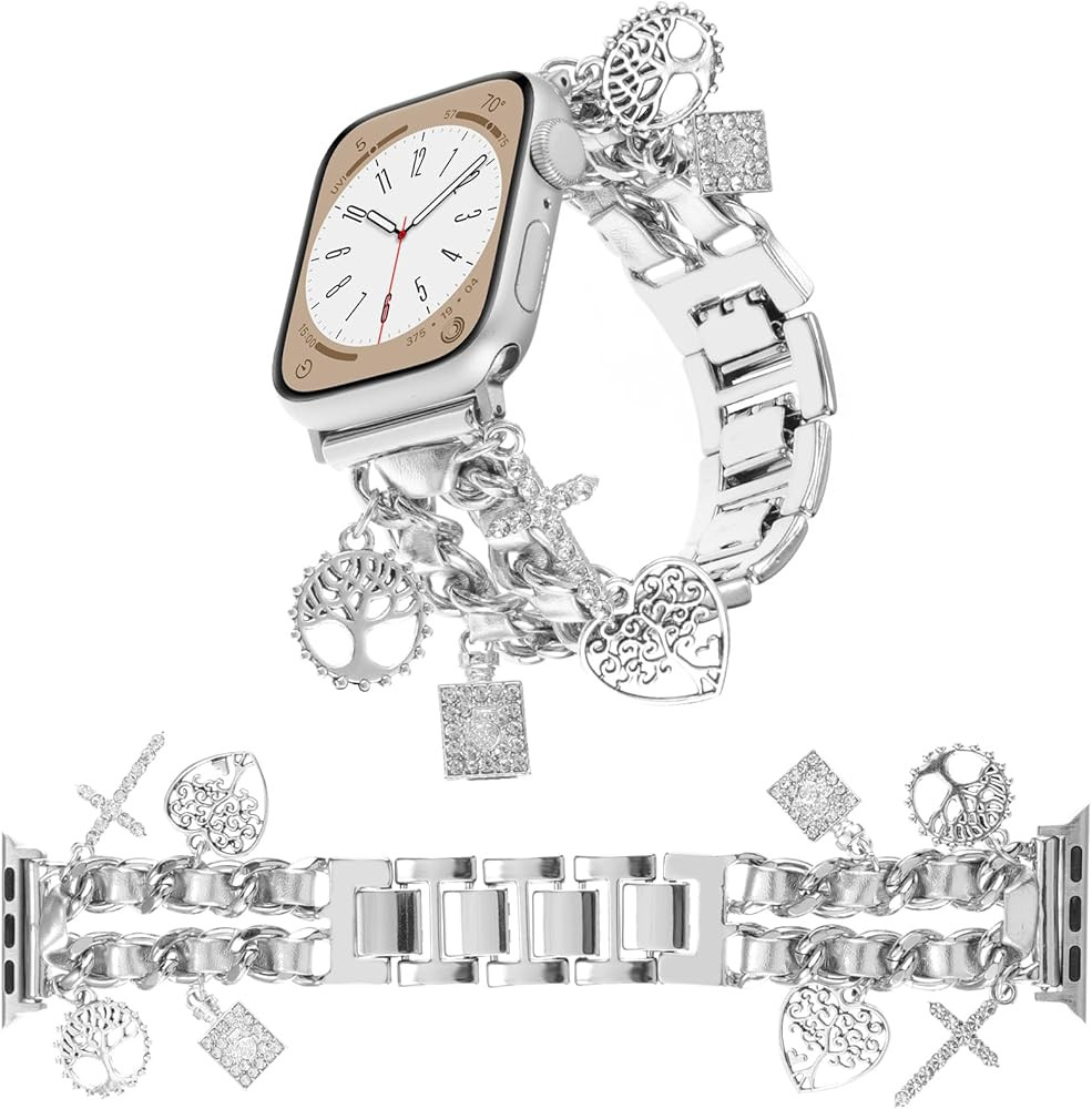 Stylish Wristband Compatible with Apple Watch Bands 38mm 40mm 41mm 42mm 44mm 45mm 49mm 46mm,Repla... | Amazon (US)