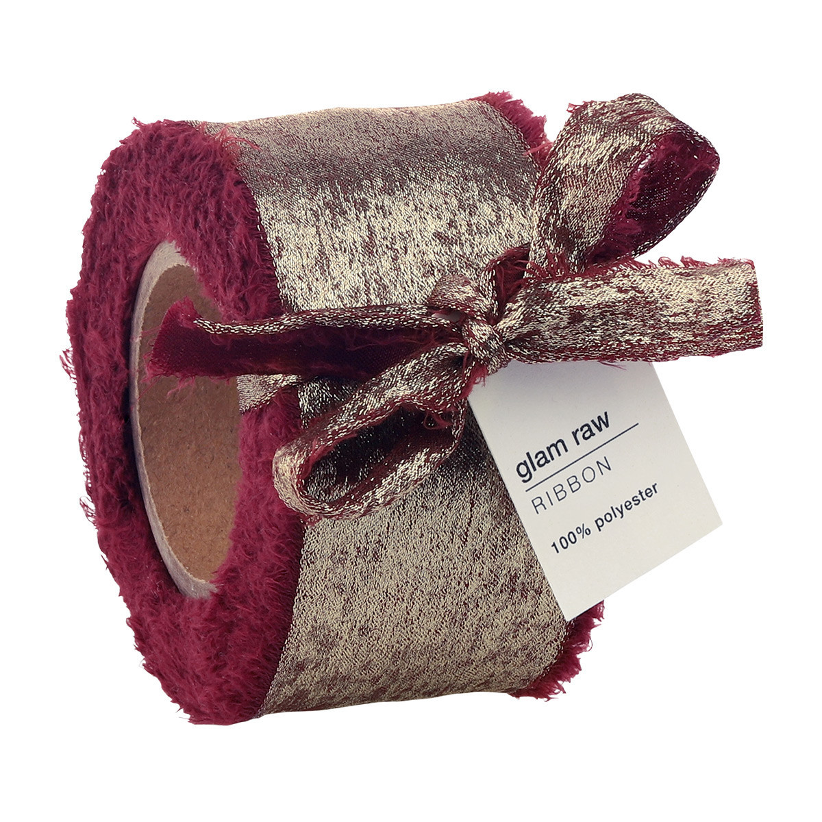 Glam Raw-Edge Ribbon | The Container Store