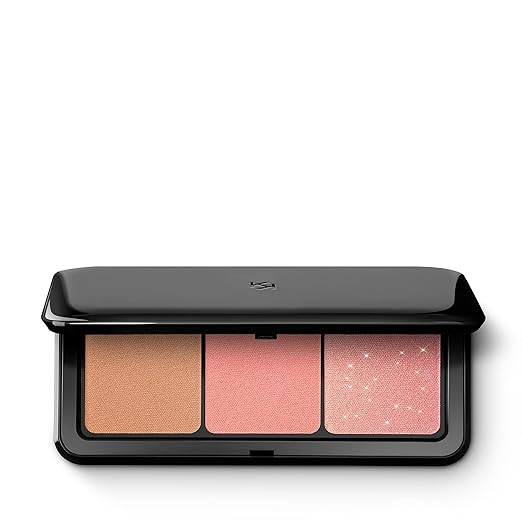 KIKO Milano Multi Finish Trio Blush & Bronzer Palette | 1 Bronzer And 2 Blushes In Matte And Meta... | Amazon (US)
