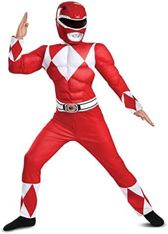 Disguise Red Ranger Classic Muscle Child Costume, Red, Size/(4-6) | Amazon (US)
