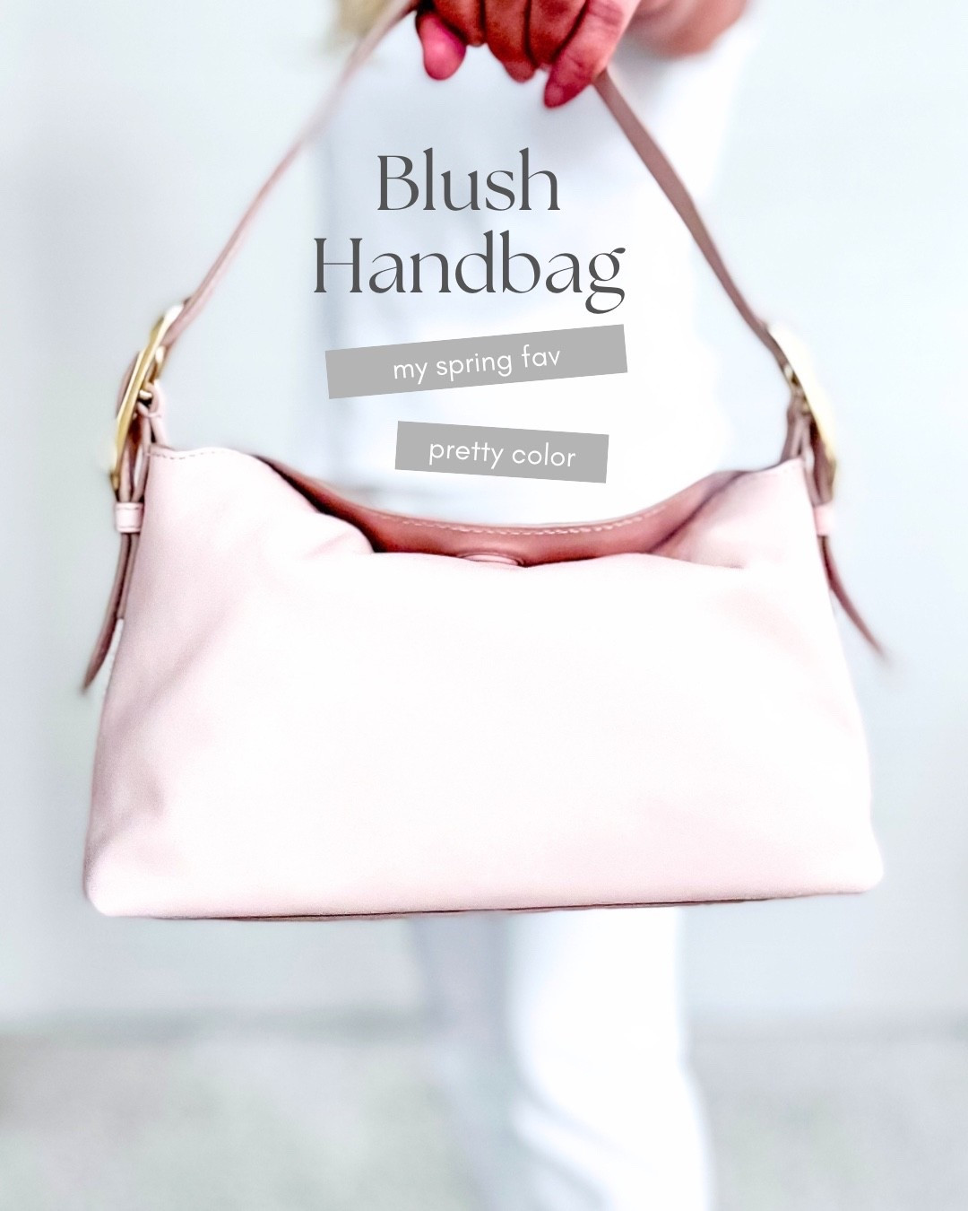 This blush handbag is one of my best sellers this spring. Such a pretty color! ￼

#LTKSeasonal #LTKPetite #LTKOver40