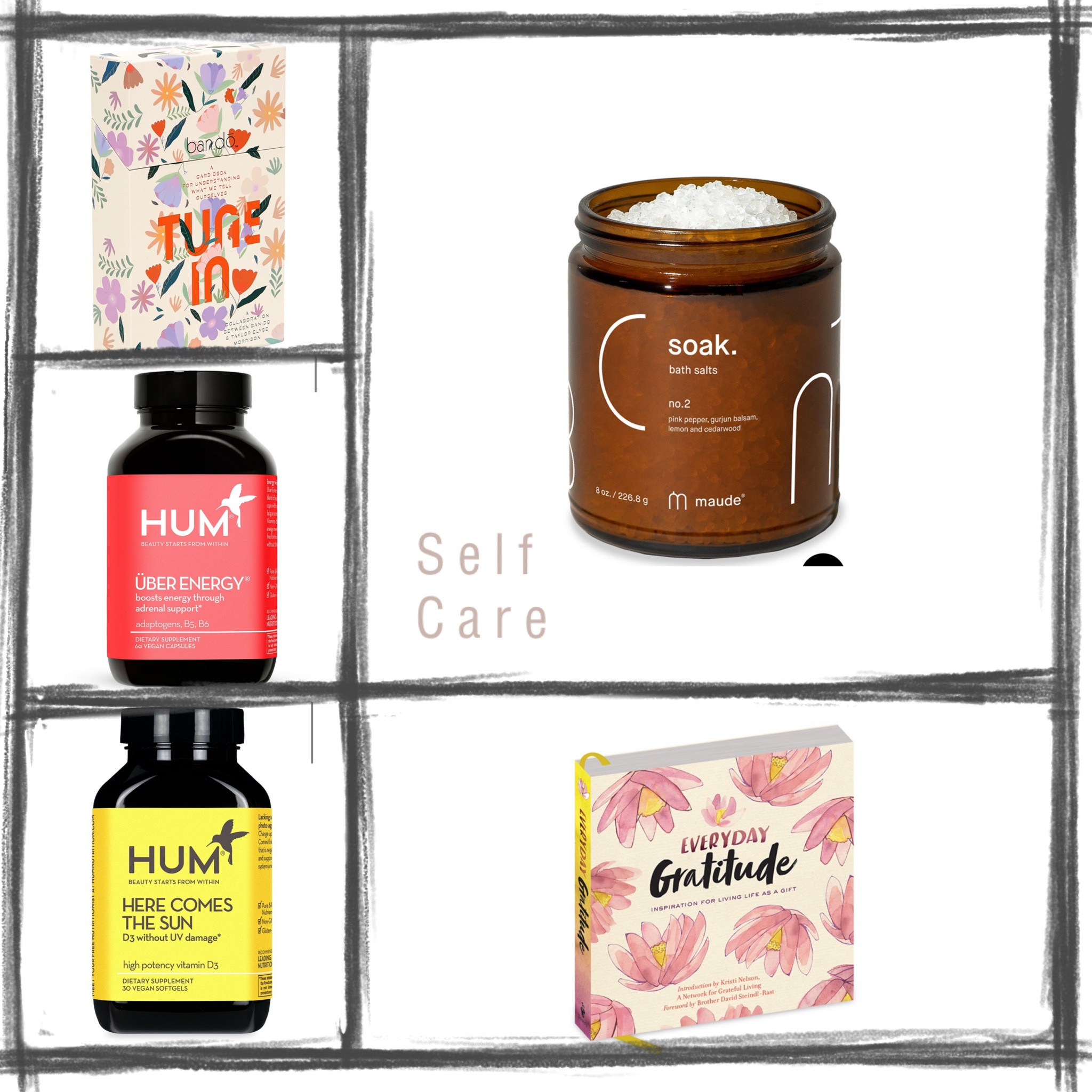 All items are under $25!!! #bathsalt #selfcare #vitamins #affirmations #gratitude #humvitamins 

#LTKU #LTKSale #LTKGiftGuide