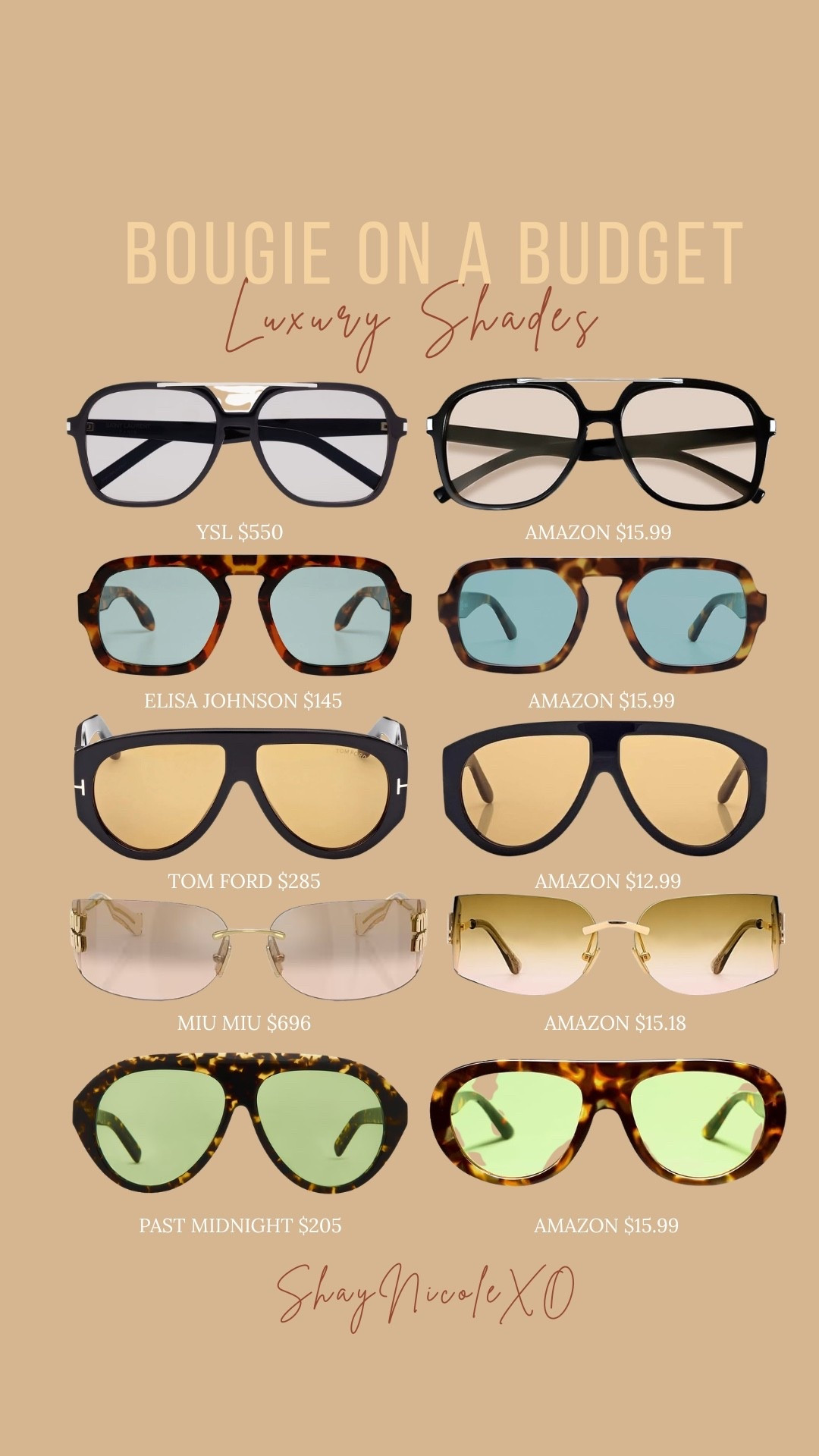 Bougie on a budget sunglasses finds!

#LTKootd #LTKSeasonal #LTKTravel