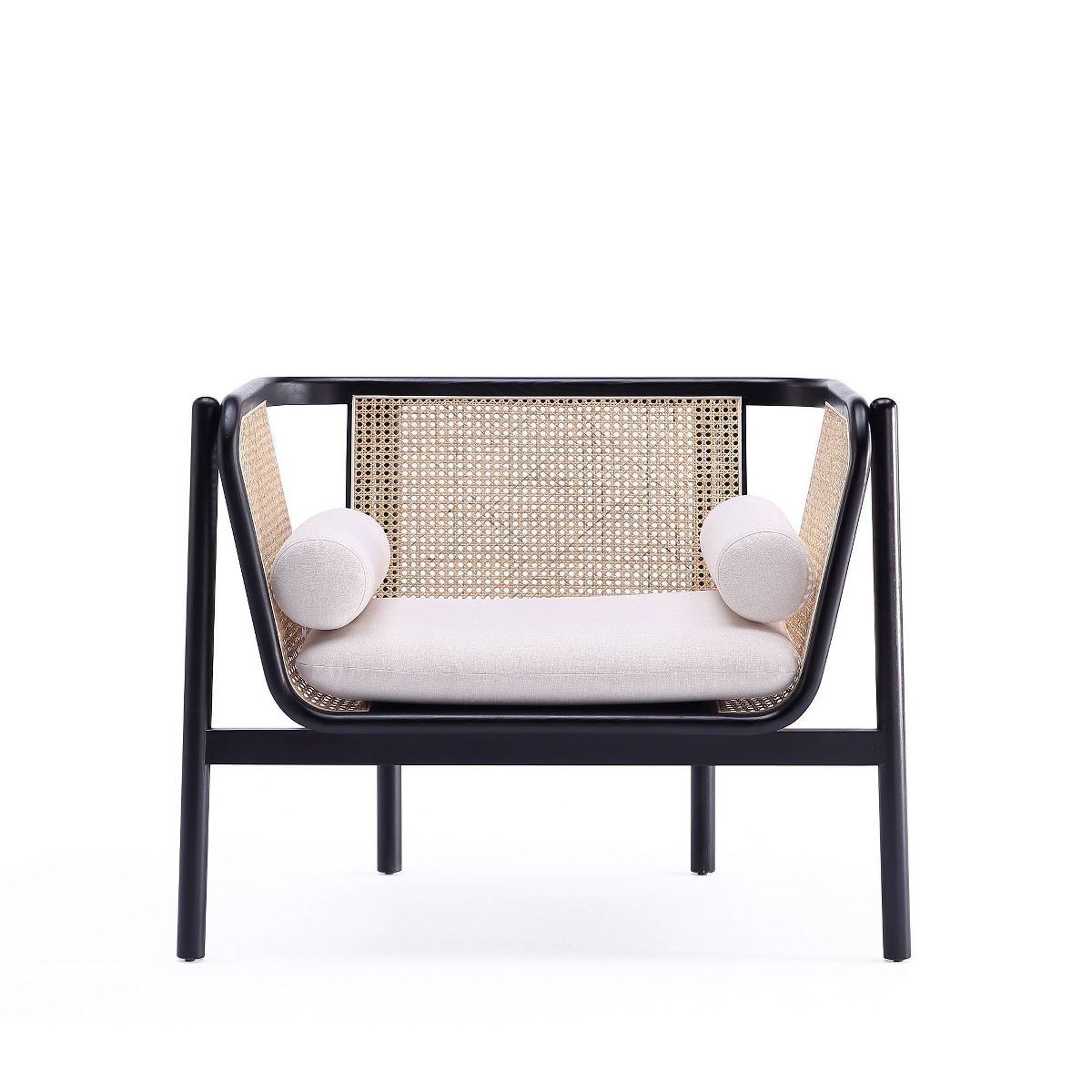 Versailles Accent Chair Black/Cream - Manhattan Comfort | Target