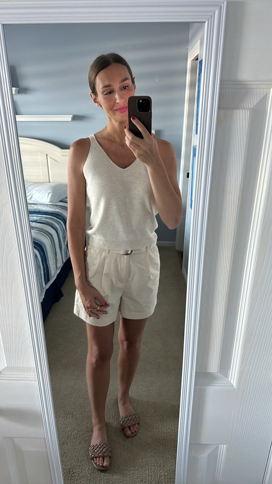 Similar shorts linked bc these are from last year. The linked ones are a great length without being as long as Bermuda and are on clearance for $11! • wearing a 6

#LTKSaleAlert #LTKFindsUnder50 #LTKSummerEdit