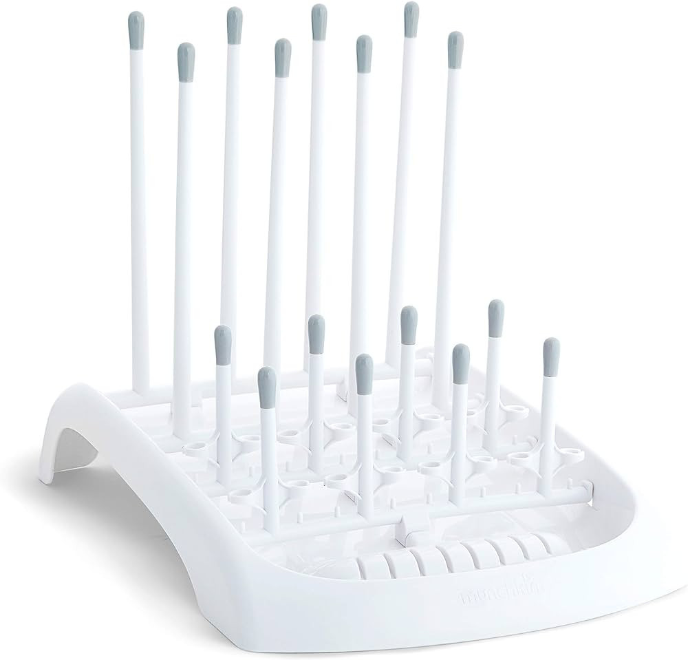 Munchkin® Fold™ Baby Bottle Countertop Drying Rack, White | Amazon (US)