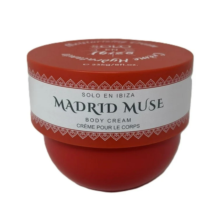 Solo en Ibiza Madrid Muse Moisturizing Body Cream Multiple Fragrance Notes 8 oz | Walmart (US)