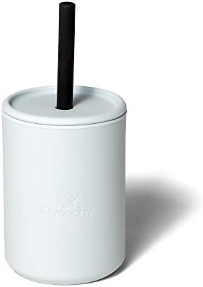 Avanchy 6 oz.MINI SMALL Silicone Cup Gray - Baby Cup - Baby Dishes Set - Infant Dish Set - First Foo | Amazon (US)