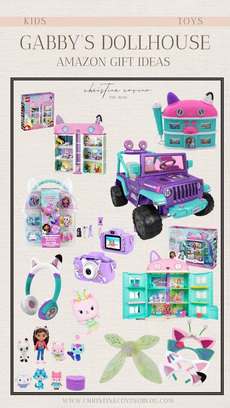 Kids gift guide, girls toys, Gabby’s Dollhouse, kitty fairy, pandy paws, Lego dollhouse, cat ears, Jeep power wheels, kids digital camera 💖

#LTKfindsunder50 #LTKGiftGuide #LTKkids