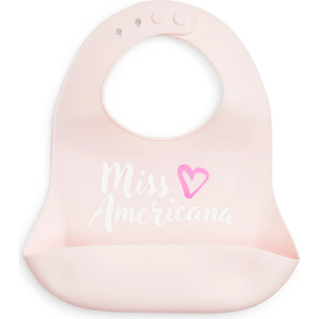 Bella Tunno Miss Americana Wonder Bib in Pink at Nordstrom | Nordstrom