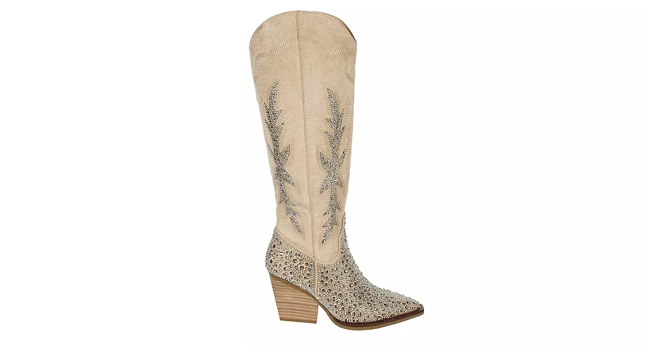 Madden Girl Womens Apple Western Boot - Tan | Rack Room Shoes